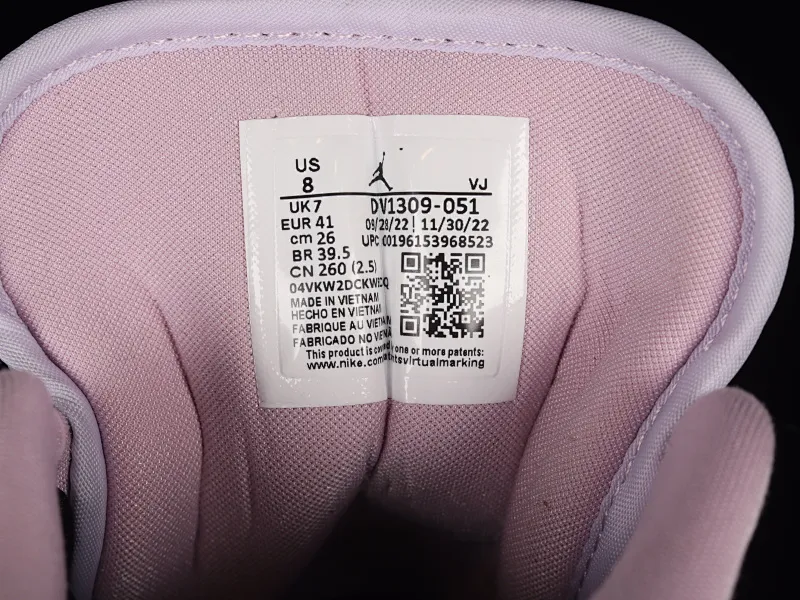 All categories Air Jordan Jordan series basketball shoes Air Jordan 1 Low Air Jordan 1 Low "Iced Lilac" AJ1 Joe 1 ice lilac low-top cultural casual sneakers DV1309-051